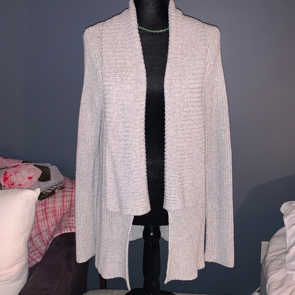 Fate. Size M Gray Open Front Cardigan - Picture 1 of 10